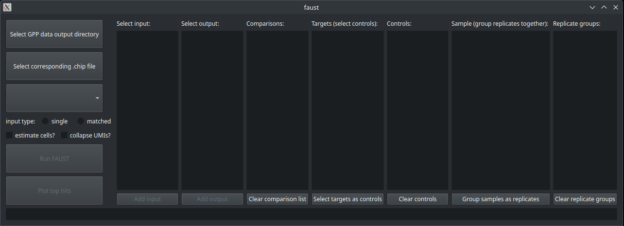 FAUST GUI screenshot